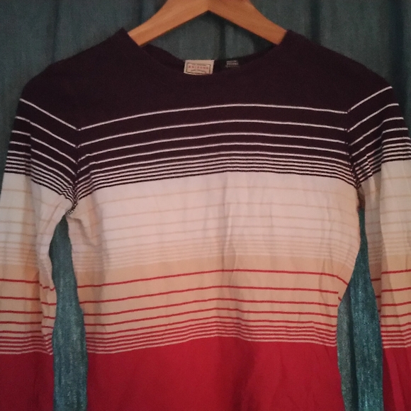 Stripped Long-Sleeve Shirt - Picture 2 of 4